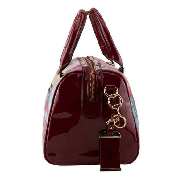 La Philipe handbag "Umbrella In London" 100% Vegan Leather, Hand Designed - Picture 4 of 5